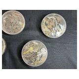 Mixed Collection of Vintage and Assorted Key Blanks and Key Parts in Tins