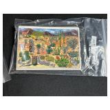 Collection of Arizona Postcards and Box of American Flag Pins