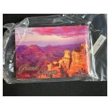 Collection of Arizona Postcards and Box of American Flag Pins