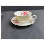 Set of Vintage Hand Painted Japanese Plates and Teacups