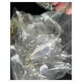 Lot of Vintage Glass Chandelier Prisms and Drops in Assorted Styles