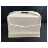 Portable Necchi Sewing Machine with Case and Accessories untested