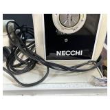 Portable Necchi Sewing Machine with Case and Accessories untested