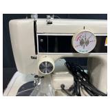 Portable Necchi Sewing Machine with Case and Accessories untested