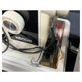 Portable Necchi Sewing Machine with Case and Accessories untested