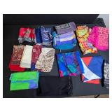 Collection of Assorted Fashion Scarves with Designer Prints