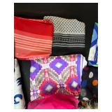 Collection of Vintage Silk and Patterned Scarves Including Sarah Coventry and Berkshire