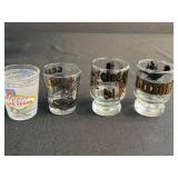 Vintage Blue Willow Japan Tea Cups, Saucers, and Shenango China Plates Collection