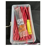 Collection of Mini Lamp Parts, Chimneys, Wicks, and Soldering Wire