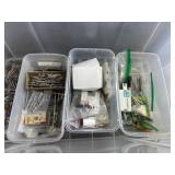 Assorted Metal Drill Bits and Cutting Tools Collection with Storage Cases - content quantities unverified