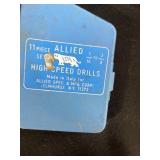 Assorted Metal Drill Bits and Cutting Tools Collection with Storage Cases - content quantities unverified