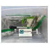 Assorted Metal Drill Bits and Cutting Tools Collection with Storage Cases - content quantities unverified