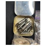 Assorted Metal Drill Bits and Cutting Tools Collection with Storage Cases - content quantities unverified