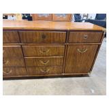 MCM Drexel Accolade 77" Wood Dresser - 2 wheels in drawer and need assembly