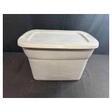 Crafting Supplies Lot with Plaid Fabric, Stencils, Playing Cards, and Scrapbooking Materials