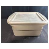 Large Tote of Motel Keychains, Tag Chains, and Novelty Keyrings