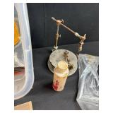 Mixed Lot of Hand Tools, Metal Stock, Blades, and Parts