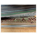 Large Collection of Vintage License Plates from Various States