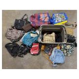 Collection of Assorted Handbags and Tote Bags Including Michael Kors