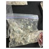 Assorted Lot of Vintage Chandelier Prisms and Crystal Parts