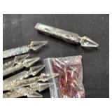 Assorted Lot of Vintage Chandelier Prisms and Crystal Parts