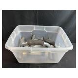 Performax Adjustable Dumbbell and Push-Up Bars Set with Storage Bin