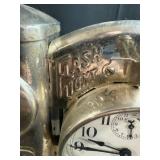 Vintage Darche Chicago Electric Alarm Clock Bank with Flashlight Function