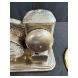 Vintage Darche Chicago Electric Alarm Clock Bank with Flashlight Function