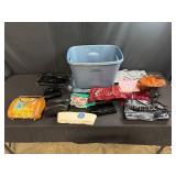 Assorted Handbags and Purses Collection with Storage Tote