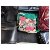 Assorted Handbags and Purses Collection with Storage Tote