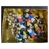 Collection of Glass Cat Charms and Jewelry Findings Assortment