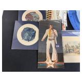 Vintage Ephemera Collection with Photographs, Art Prints, and Memorabilia