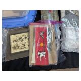 Vintage Ephemera Collection with Photographs, Art Prints, and Memorabilia