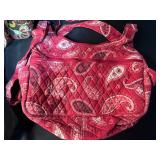 Coach Leather Messenger Bag and 3 Vera Bradley Quilted Tote Bags