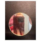 Vintage Metal Purse with Mirror and Beaded Bag Set