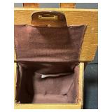 Collection of Vintage Handbags and Colorful Silk Scarves