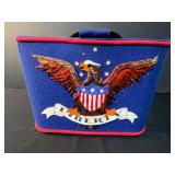 Set of 3 Crossbody Bags and 1 Patriotic Leather Wallet inc Liz Claiborne