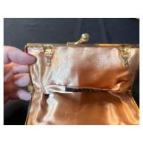 Collection of 3 Vintage Purses: Etienne Aigner Handmade Wicker, Hillard & Hanson Beaded, Brown Leather Pouch