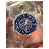 Vintage Lucite Purse Boxes with Mirrored Interiors and Irice Perfume Bottle (untested)