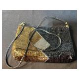 Collection of 3 Handbags: Relic Floral Bag, La Tour Eiffel Colorblock Backpack, and Metallic Mesh Purse