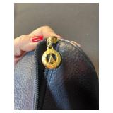 Collection of 3 Handbags: Relic Floral Bag, La Tour Eiffel Colorblock Backpack, and Metallic Mesh Purse