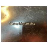 Set of 3 Stone Mountain Handbags and Gold Dipped (Plated) Leaf Brooch & Pendant