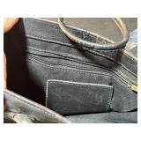 Collection of 4 Black Leather Handbags and Crossbody Bags - inc Coach & Relic