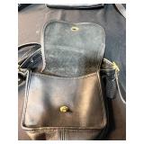 Collection of 4 Black Leather Handbags and Crossbody Bags - inc Coach & Relic