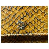 Set of Vintage Tooled Leather and Snakeskin Accessories