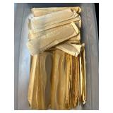 Collection of Wooden Craft Sticks, Sandwich Picks, Pipe Cleaners, and Disposable Aprons