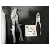 Mixed Lot of Hand Tools and 36pc 1/8in Steel Stamping Set - qty not verified