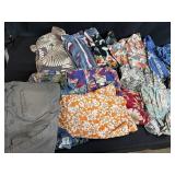 Collection of Hawaiian and Tropical Print Button-Up Shirts Size L Assorted Brands