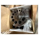 Metal Industrial Shelving Unit with Mesh Sides, 65x30x11 Inches5 Shelves & Mixed Workshop Lot with Pliers Sets, Hand Tools, Bungee Cords and Grinder