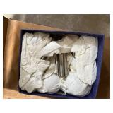 Metal Industrial Shelving Unit with Mesh Sides, 65x30x11 Inches5 Shelves & Mixed Workshop Lot with Pliers Sets, Hand Tools, Bungee Cords and Grinder